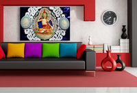Buddha Leinwandbild AK Art Bilder Mehrfarbig Wandbild Kunstdruck Wanddeko XXL 1