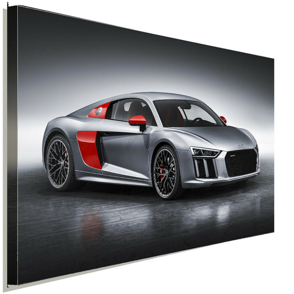AUDI R8 Leinwandbild AK ART Kunstdruck Mehrfarbig Wandbild Wanddeko TOP XXL