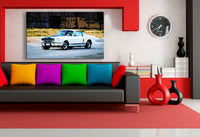 Shelby Ford Mustang AK ART Mehrfarbig Kunstdruck Wandbild Wanddeko Leinwandbild