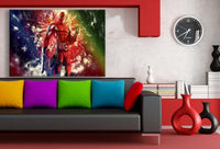 Deadpool Soldner AK Art Bilder Kunstdruck Made in Germany Top Leinweindbilder