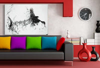 Schwarzer Raabe Leinwandbild AK Art Bilder Wanddeko Wandbild Kunstdruck TOP XXL