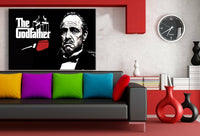 Godfather Der Pate Leinwandbild AK ART Bilder Mehrfarbig Wandbild Kunstdruck
