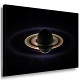 Saturn Schatten Leinwandbild AK Art Bilder Mehrfarbig Kunstdruck Wandbild XXL