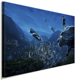Black Panther Leinwandbild AK ART Kunstdruck Mehrfarbig Wandbild Wanddeko XXL 2