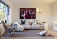 Deadpool Leinwandbild AK ART Kunstdruck Mehrfarbig Wandbild Wanddeko TOP XXL 1