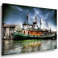 Wellen Abstrakt Leinwandbild AK Art Bilder Mehrfarbig Wandbild Kunstdruck TOP