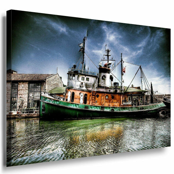 Wellen Abstrakt Leinwandbild AK Art Bilder Mehrfarbig Wandbild Kunstdruck TOP