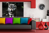 Weiser Wolf Wald Leinwandbild AK Art Studio Wanddeko Wandbild Kunstdruck XXL