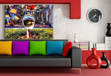 Marchenland Leinwandbild AK Art Bilder Mehrfarbig Wandbild Kunstdruck Wanddeko