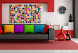 RIO Leinwandbild AK Art Bilder Mehrfarbig Wandbild Kunstdruck Wanddeko Wandbild