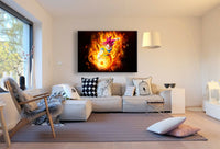 Son Goku SSG Dragon Ball Super Leinwandbild AK ART Kunstdruck Wandbild Wanddeko