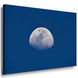 Mond Blau Himmel Leinwandbild AK Art Bilder Mehrfarbig Kunstdruck Wandbild XXL