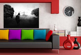 Stalker Spiel Leinwandbild AK Art Bilder Wanddeko Wandbild Premium Kunstdruck