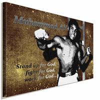 Muhammad Ali Leinwandbild AK Art Bilder Wanddeko Wandbild Kunstdruck Wanddeko 1