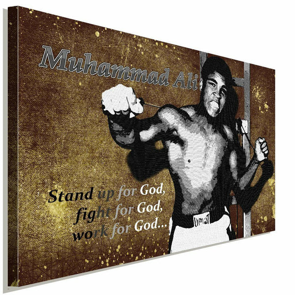 Muhammad Ali Leinwandbild AK Art Bilder Wanddeko Wandbild Kunstdruck Wanddeko 1