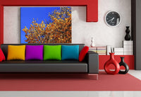 Herbst Laubblatter Leinwandbild AK Art Bilder Mehrfarbig Wandbild Kunstdruck 1