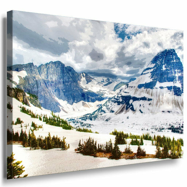 Canada Park Leinwandbild AK Art Bilder Mehrfarbig Wandbild Kunstdruck Wanddeko