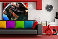Venedig Leinwandbild AK Art Bilder Mehrfarbig Wandbild Kunstdruck Wanddeko XXL