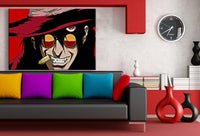 Mystische VAN HELLSING Alucard Leinwandbild AK Art Bilder Wanddeko Wandbild XXL