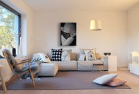Frau Lippenstift Herz Unterwasche Leinwandbild AK ART Kunstdruck Wandbild XXL