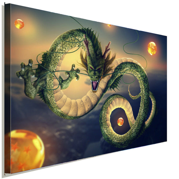 Dragonball Super Shenlong Leinwandbild AK ART Kunstdruck Mehrfarbig Wandbild