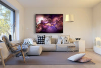 Abstrakt Graphic Leinwandbild AK ART Kunstdruck Mehrfarbig Wandbild Wanddeko XXL 4