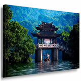 Natur Gebirge Leinwandbild AK Art Bilder Mehrfarbig Wandbild Kunstdruck TOP XXL