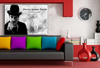 Charlie Chaplin Leinwandbild AK Art Bilder Mehrfarbig Wandbild Kunstdruck TOP