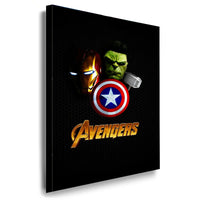 Avangers Logo Leinwandbild AK ART Kunstdruck Mehrfarbig Wandbild Wanddeko FANART