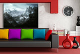 Skyrim Landschaft Leinwandbild LaraArt Studio Wanddeko Wandbild TOP GESCHENK FAN