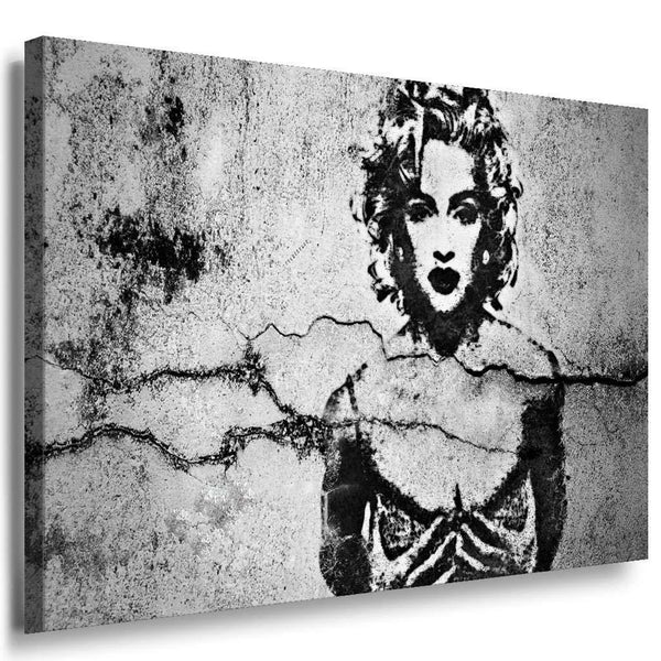 Marilyn Monroe Leinwandbild AKArt Bilder Mehrfarbig Wandbild Wanddeko Kunstdruck