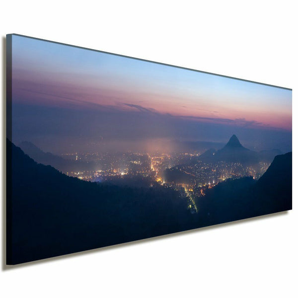 Achalm Leinwandbild AK Art Bilder Mehrfarbig Wandbild Kunstdruck Panorma TOP XXL