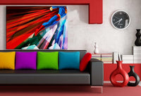 Superman Leinwandbild AK Art Bilder Mehrfarbig Wandbild Kunstdruck Premium XXL
