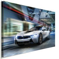BMW I8 Leinwandbild AK ART Kunstdruck Mehrfarbig Wandbild Wanddeko TOP XXL 2