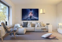 Murder on the Orient Leinwandbild AK ART Kunstdruck Mehrfarbig Wandbild TOP XXL