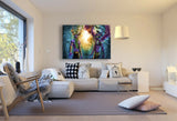 World of Warcraft The Brothers WOW Leinwandbild AK ART Kunstdruck Wandbild XXL