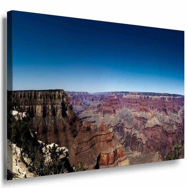 Canyon Blauber Himmel Leinwandbild AK Art Bilder Mehrfarbig kunstdruck Wandbild