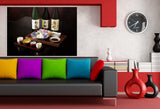 Japanische Sushi Fruhstuck Leinwandbild AKArt BilderWanddeko Wandbild Kunstdruck