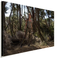 Lara Croft Leinwandbild AK ART Kunstdruck Mehrfarbig Wandbild Wanddeko TOP XXL