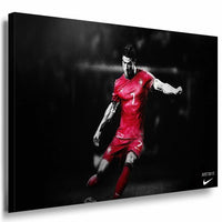 Cristiano Ronaldo Leinwandbild LaraArt Bilder Mehrfarbig Wandbild