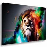 Lowe Leinwandbild AK Art Bilder Mehrfarbig Wandbild TOP Geschenk XXL Wanddeko