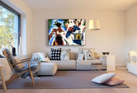 Son Goku Vegeta Dragonball Super Leinwandbild AK ART Kunstdruck Wandbild TOP XXL