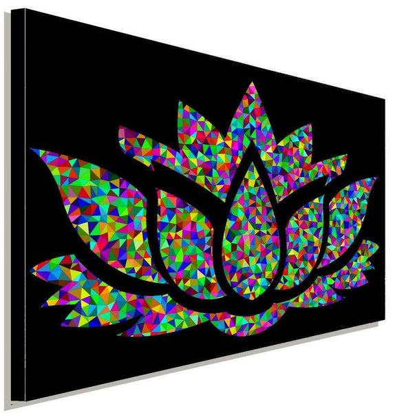 Rose Blume Abstrakt Schwarz Leinwandbild AK Art Bilder Wanddeko Wandbild TOP XXL