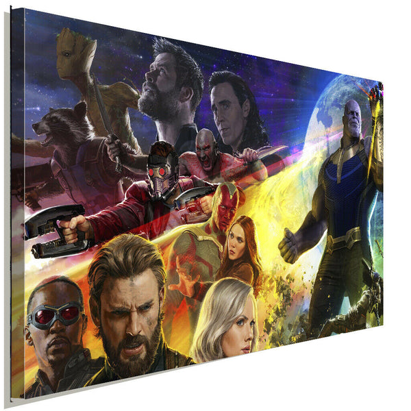 Avangers Leinwandbild AK ART Kunstdruck Mehrfarbig Wandbild Wanddeko TOP XXL 2