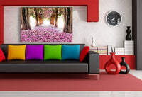 Flower Forest Leinwandbild AK Art Bilder Mehrfarbig Wandbild Kunstdruck Wanddeko