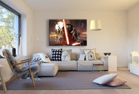 Star Wars The Force Awakens Leinwandbild AK ART Kunstdruck Wandbild Wanddeko XXL