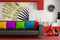 Stein Strand Meer Leinwandbild AK Art Bilder Wanddeko Wandbild Kunstdruck XXL