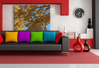 Herbs Laubblatter Leinwandbild AK Art Bilder Mehrfarbig Wandbild Kunstdruck