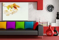 Winterpark Steig Leinwandbild AK Art Bilder Mehrfarbig Wandbild Kunstdruck XXL 1