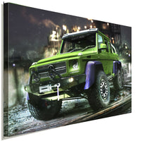 Mercedes G63 Leinwandbild AK ART Kunstdruck Mehrfarbig Wandbild Wanddeko TOP XXL